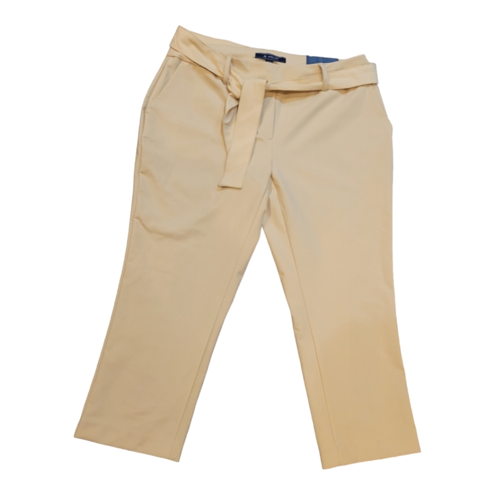 Jules and Leopold Capri Stretch Slim Pants Womens XL Belt